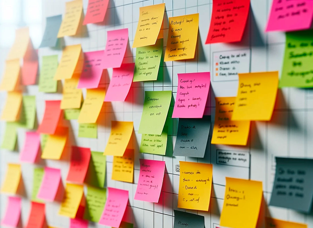 Research process - affinity mapping